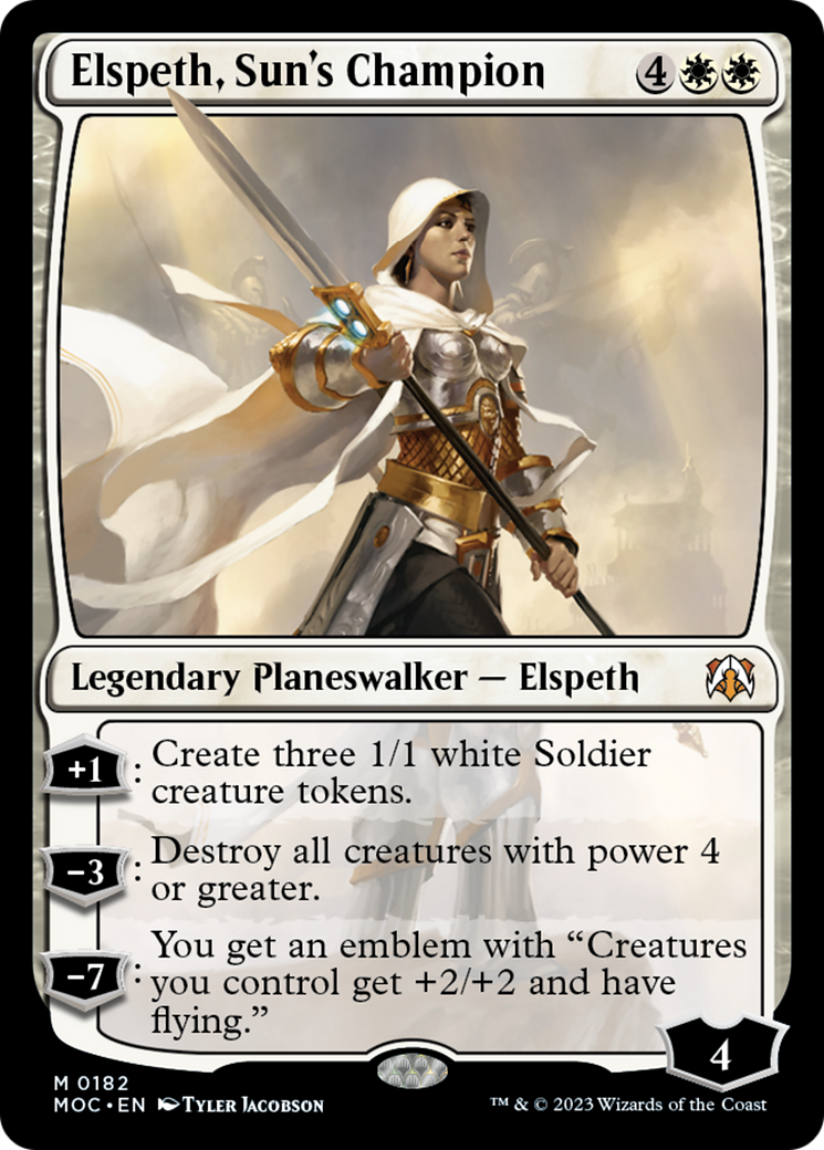 Elspeth, Sun's Champion [March of the Machine Commander] - Destination Retro