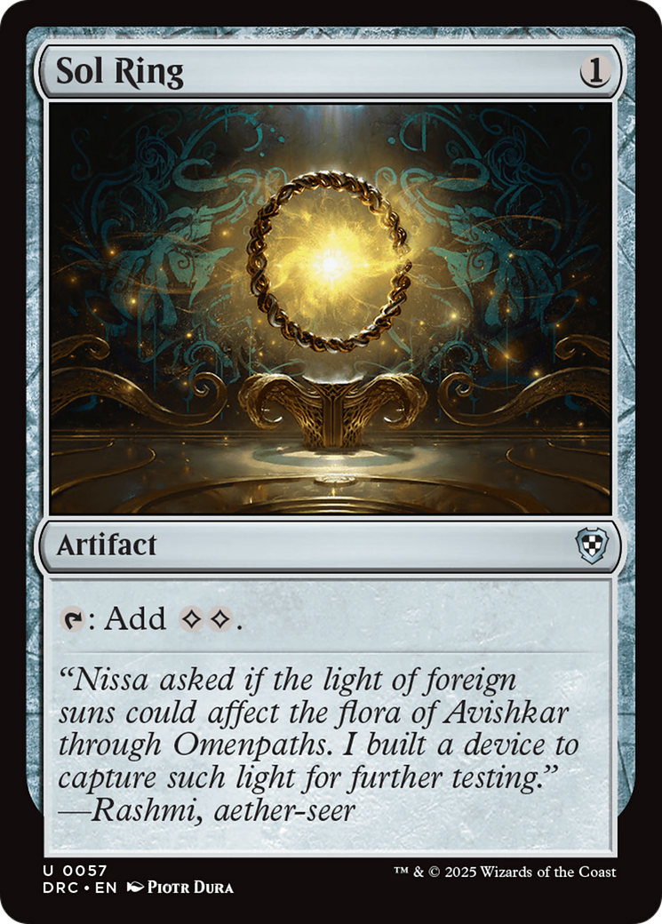 Sol Ring (0057) [Aetherdrift Commander] - Destination Retro