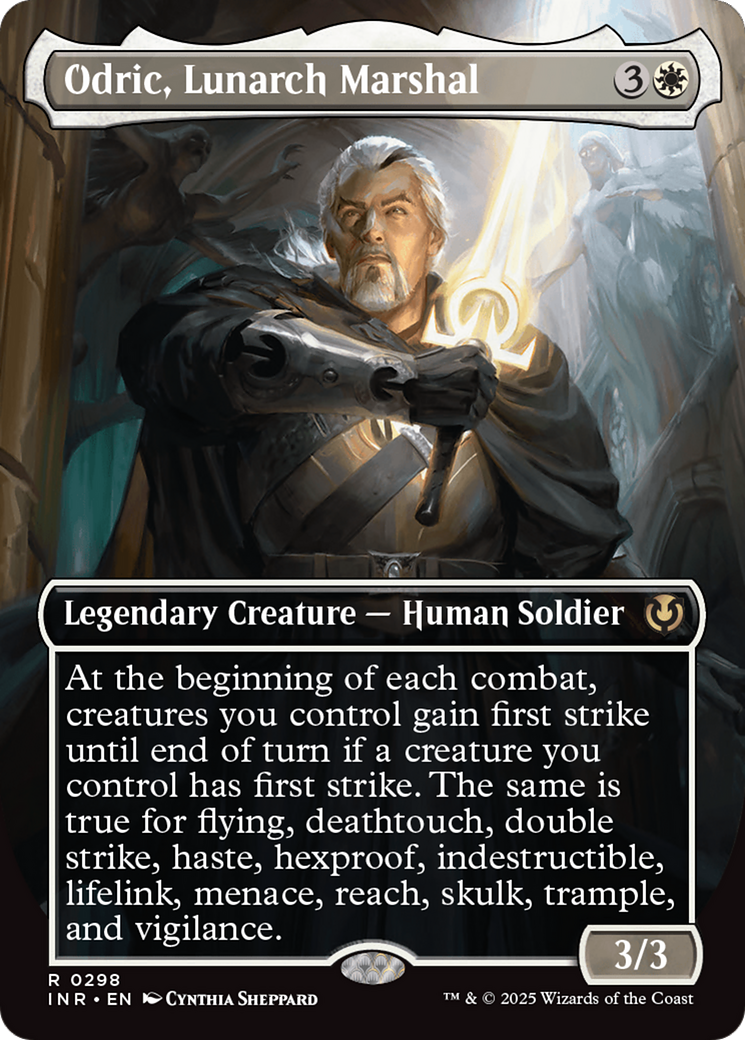 Odric, Lunarch Marshal (Borderless) [Innistrad Remastered] - Destination Retro