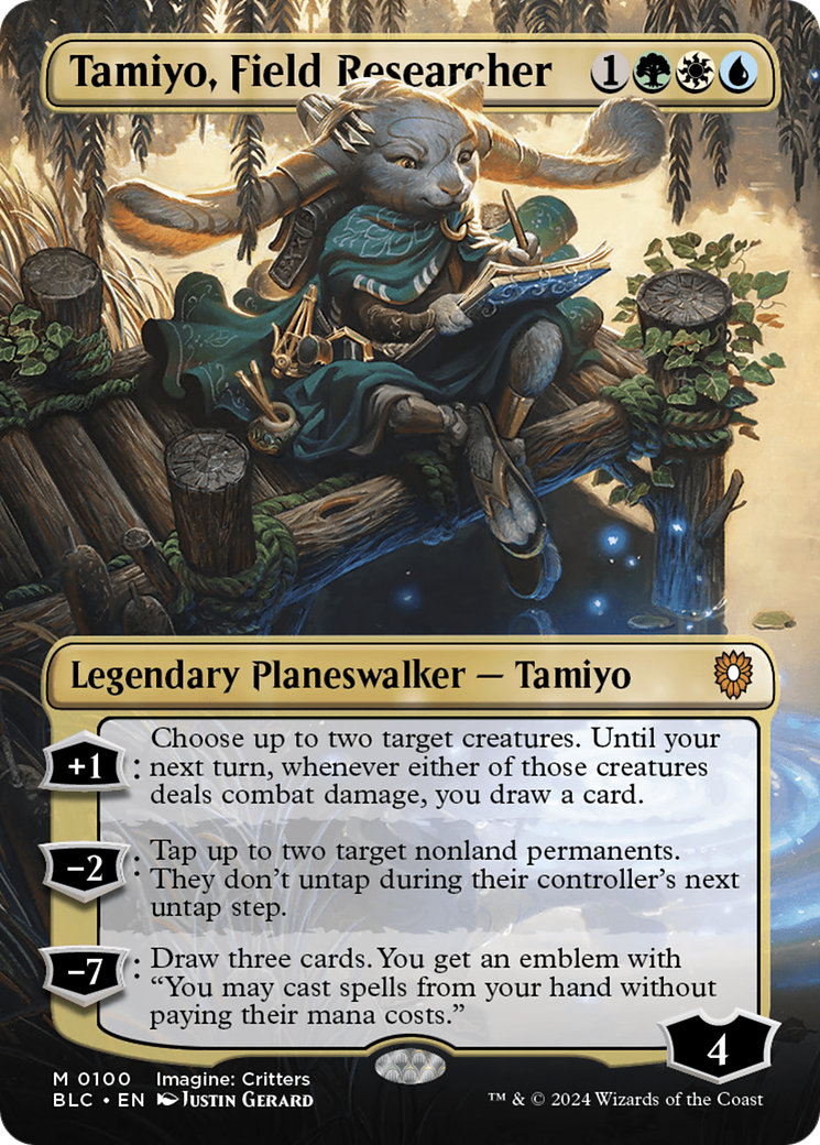 Tamiyo, Field Researcher (Borderless) [Bloomburrow Commander] - Destination Retro