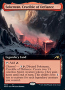 Sokenzan, Crucible of Defiance (Extended Art) [Kamigawa: Neon Dynasty] - Destination Retro