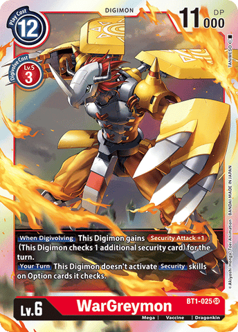 WarGreymon [BT1-025] [Release Special Booster Ver.1.0] - Destination Retro