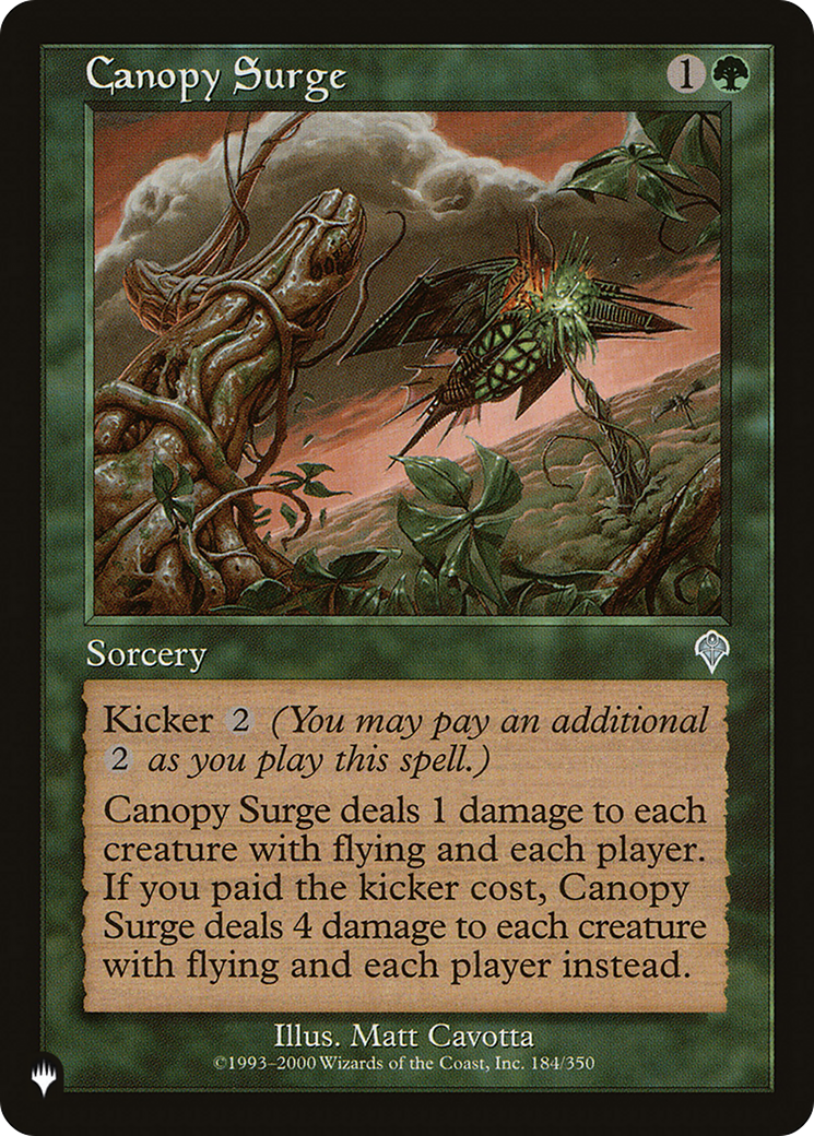 Canopy Surge [The List] - Destination Retro