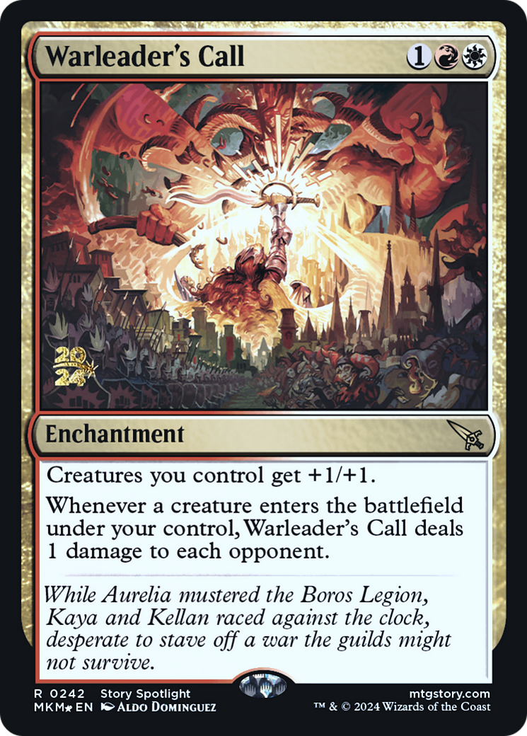 Warleader's Call [Murders at Karlov Manor Prerelease Promos] - Destination Retro