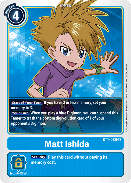 Matt Ishida [BT1-086] [Release Special Booster Ver.1.0] - Destination Retro