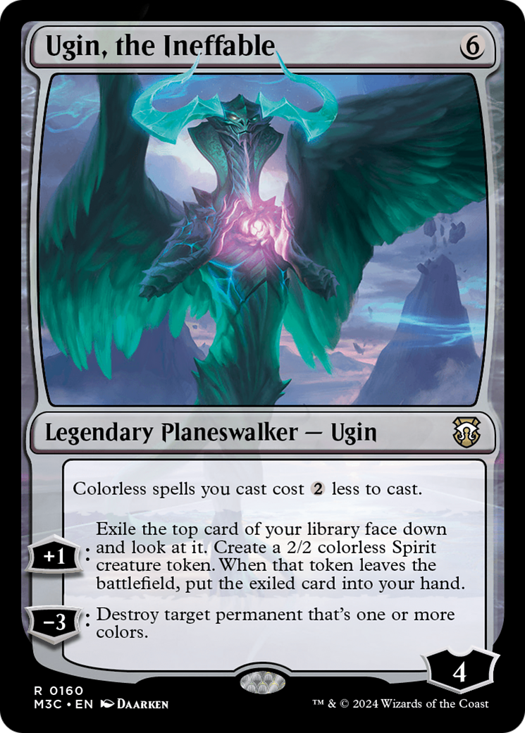 Ugin, the Ineffable (Ripple Foil) [Modern Horizons 3 Commander] - Destination Retro