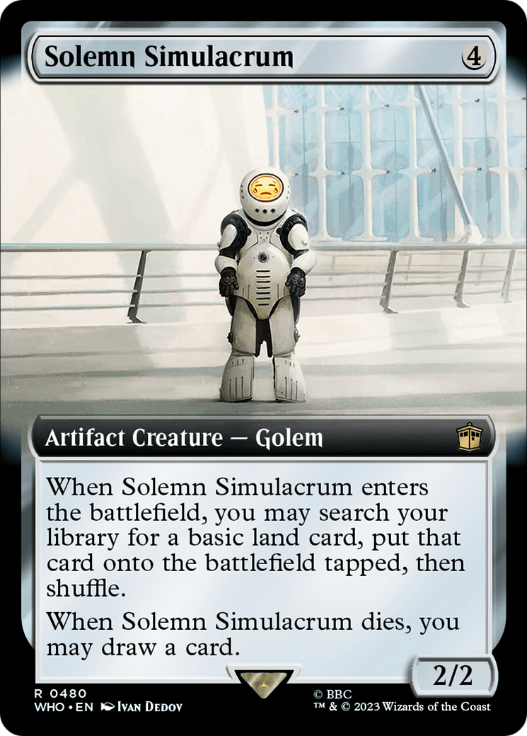 Solemn Simulacrum (Extended Art) [Doctor Who] - Destination Retro
