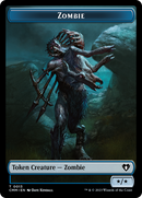 Spirit (0039) // Zombie (0013) Double-Sided Token [Commander Masters Tokens] - Destination Retro