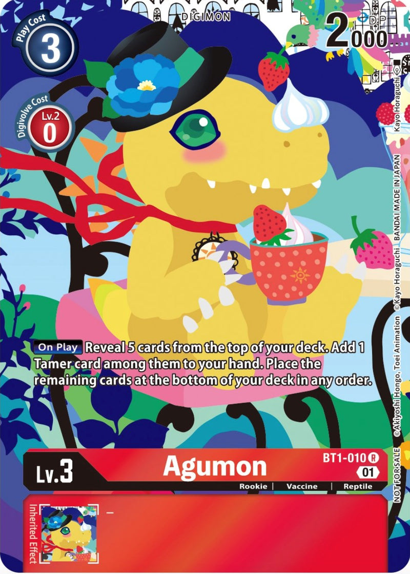 Agumon [BT1-010] (Tamer's Card Set 2 Floral Fun) [Release Special Booster Promos] - Destination Retro