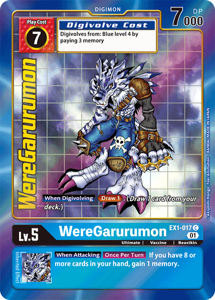 WereGarurumon [EX1-017] (Alternate Art) [Classic Collection] - Destination Retro