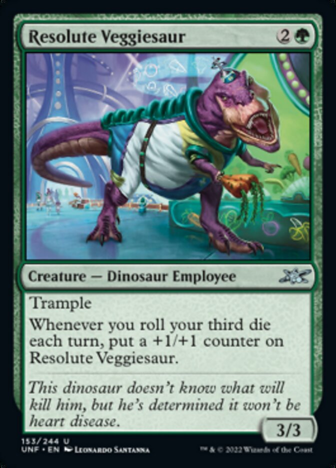 Resolute Veggiesaur [Unfinity] - Destination Retro
