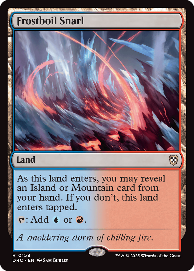 Frostboil Snarl [Aetherdrift Commander] - Destination Retro