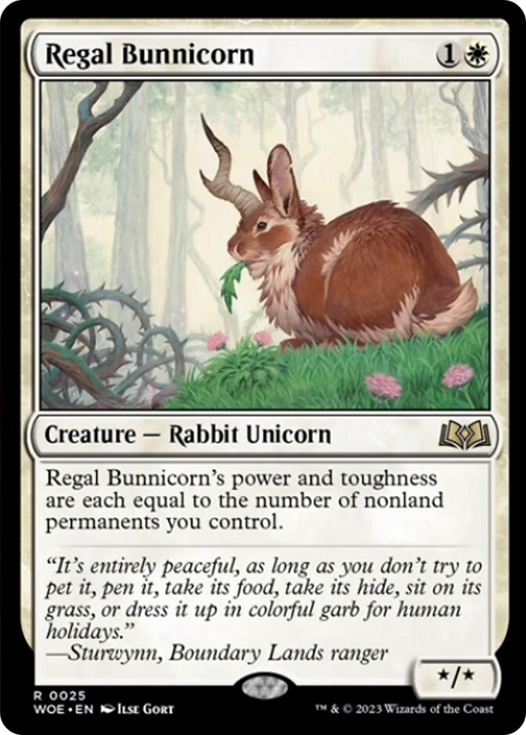 Regal Bunnicorn [Wilds of Eldraine] - Destination Retro