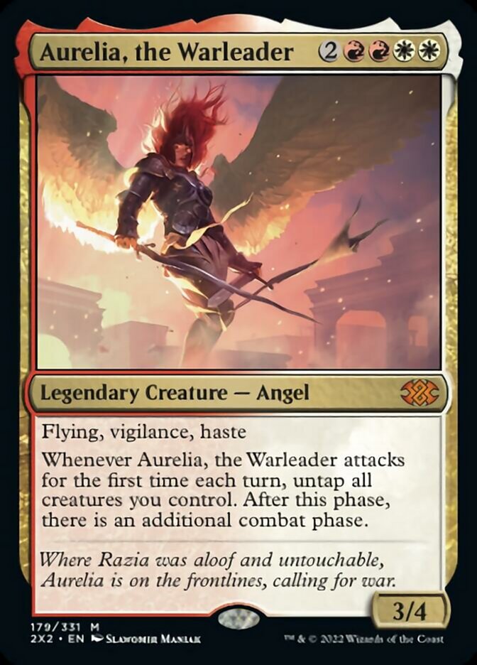 Aurelia, the Warleader [Double Masters 2022] - Destination Retro