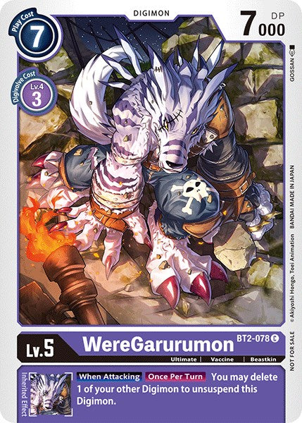 WereGarurumon [BT2-078] (Official Tournament Pack Vol.3) [Release Special Booster Promos] - Destination Retro