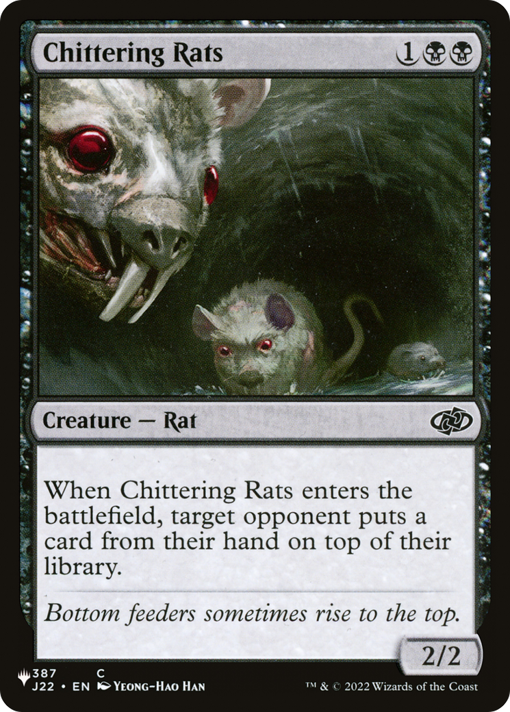 Chittering Rats [The List] - Destination Retro