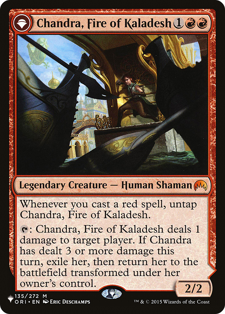 Chandra, Fire of Kaladesh // Chandra, Roaring Flame [Secret Lair: From Cute to Brute] - Destination Retro