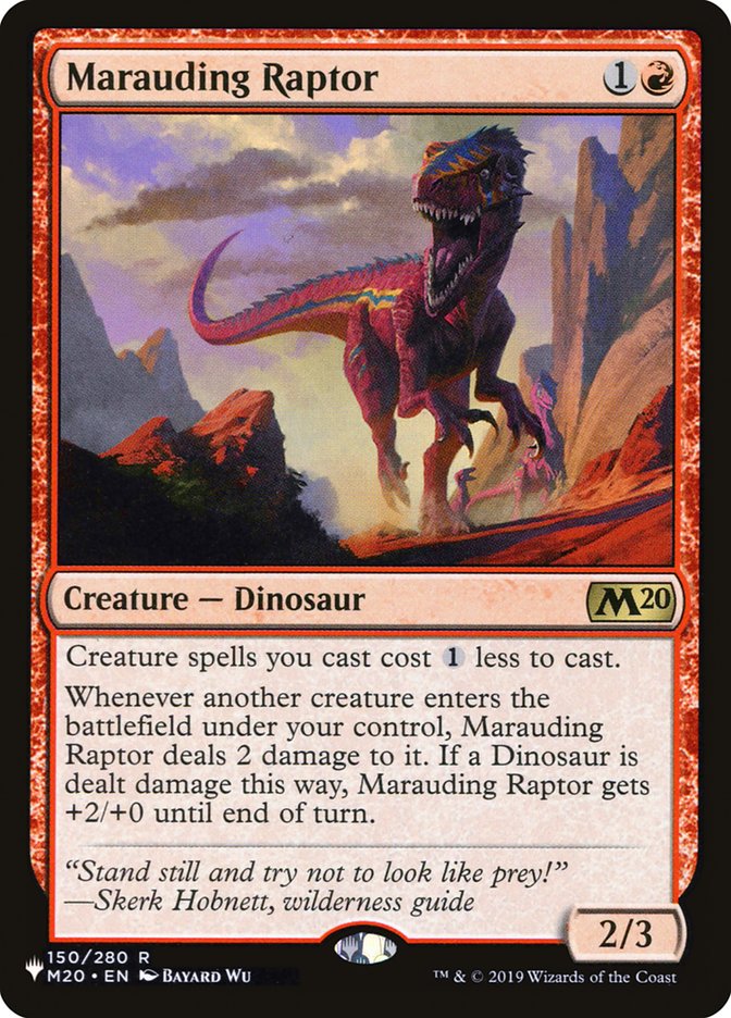 Marauding Raptor [The List] - Destination Retro
