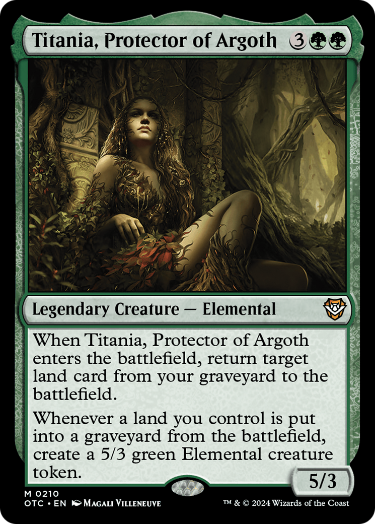 Titania, Protector of Argoth [Outlaws of Thunder Junction Commander] - Destination Retro