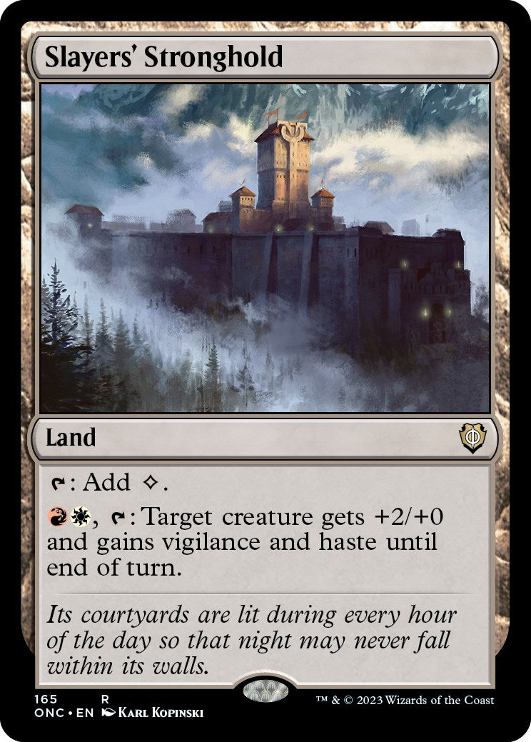 Slayers' Stronghold [Phyrexia: All Will Be One Commander] - Destination Retro