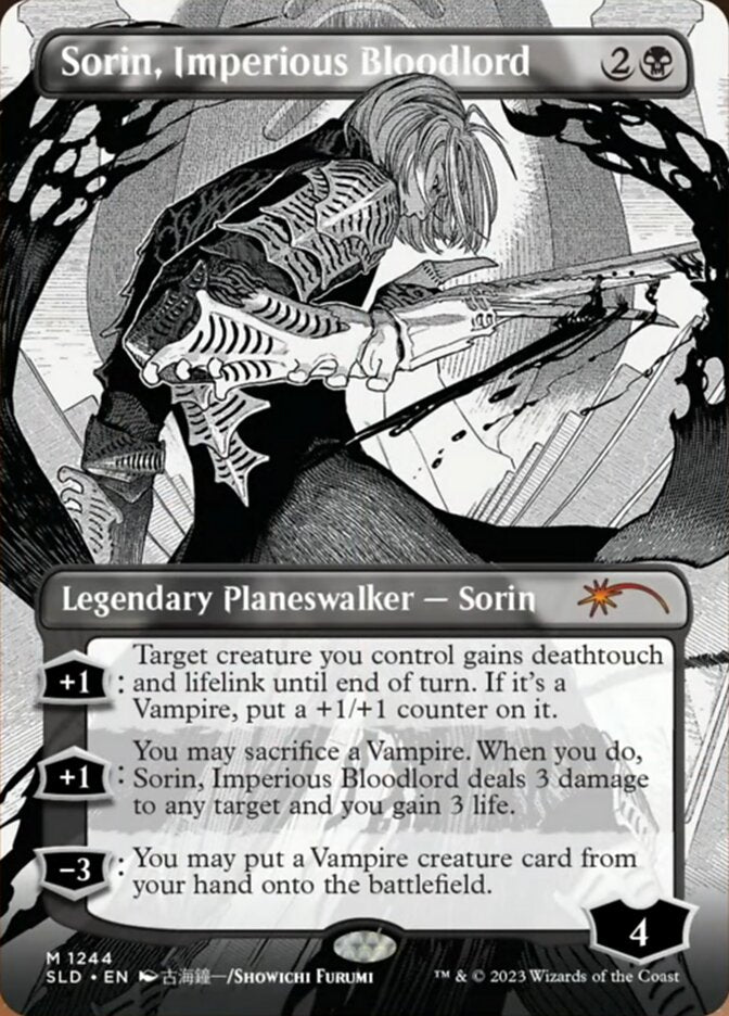 Sorin, Imperious Bloodlord (Borderless) [Secret Lair Drop Series] - Destination Retro