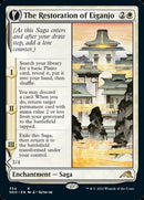 The Restoration of Eiganjo // Architect of Restoration (Showcase Soft Glow) [Kamigawa: Neon Dynasty] - Destination Retro