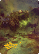 The Gitrog Monster Art Card (Gold-Stamped Signature) [Bloomburrow Art Series] - Destination Retro