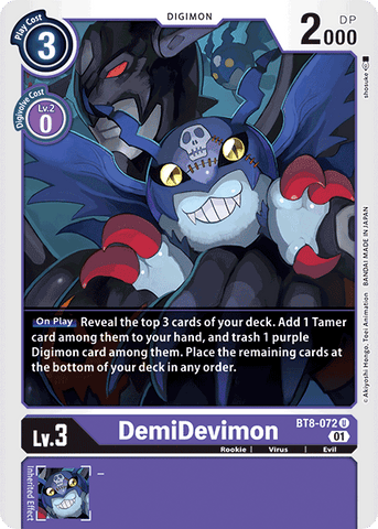 DemiDevimon [BT8-072] [New Awakening] - Destination Retro