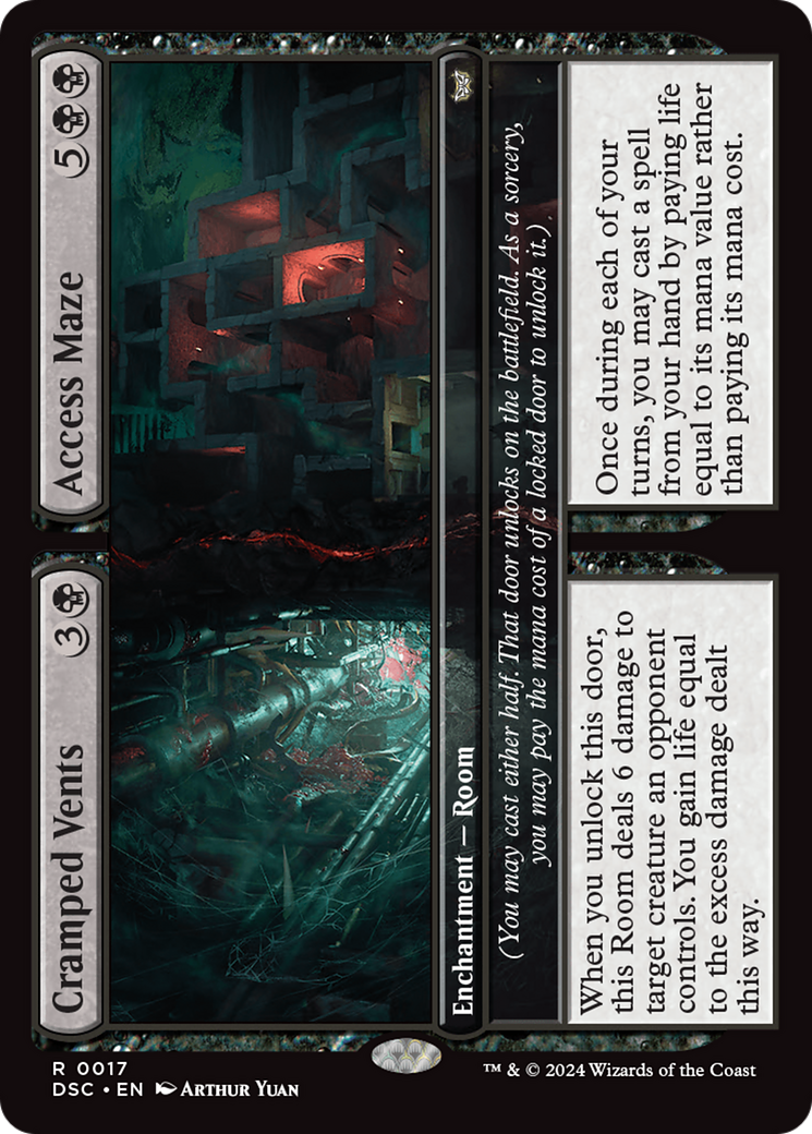 Cramped Vents // Access Maze [Duskmourn: House of Horror Commander] - Destination Retro
