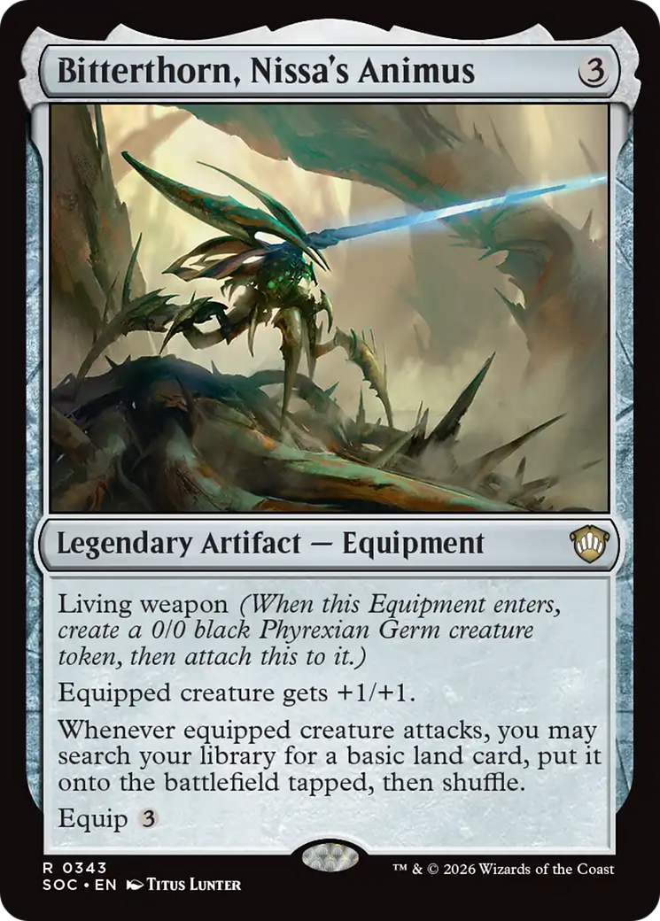 Bitterthorn, Nissa's Animus [Secrets of Strixhaven Commander] - Destination Retro