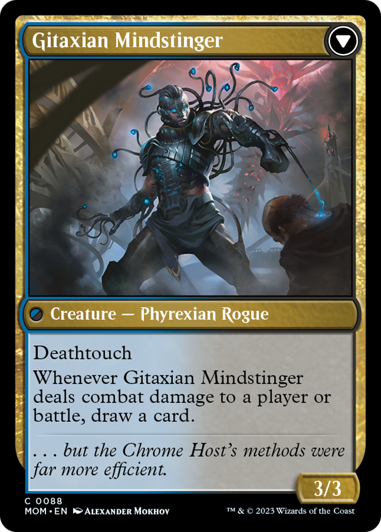 Aetherblade Agent // Gitaxian Mindstinger [March of the Machine] - Destination Retro