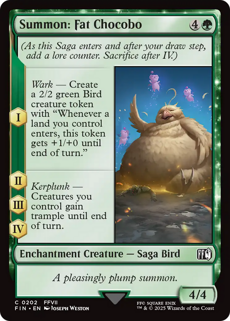 Summon: Fat Chocobo [FINAL FANTASY] - Destination Retro