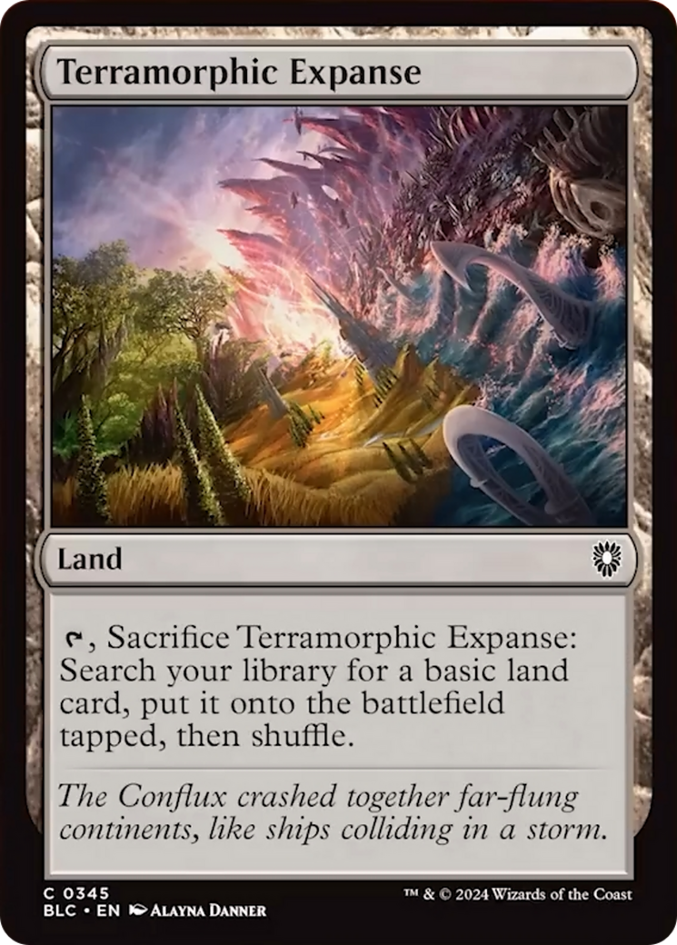 Terramorphic Expanse [Bloomburrow Commander] - Destination Retro
