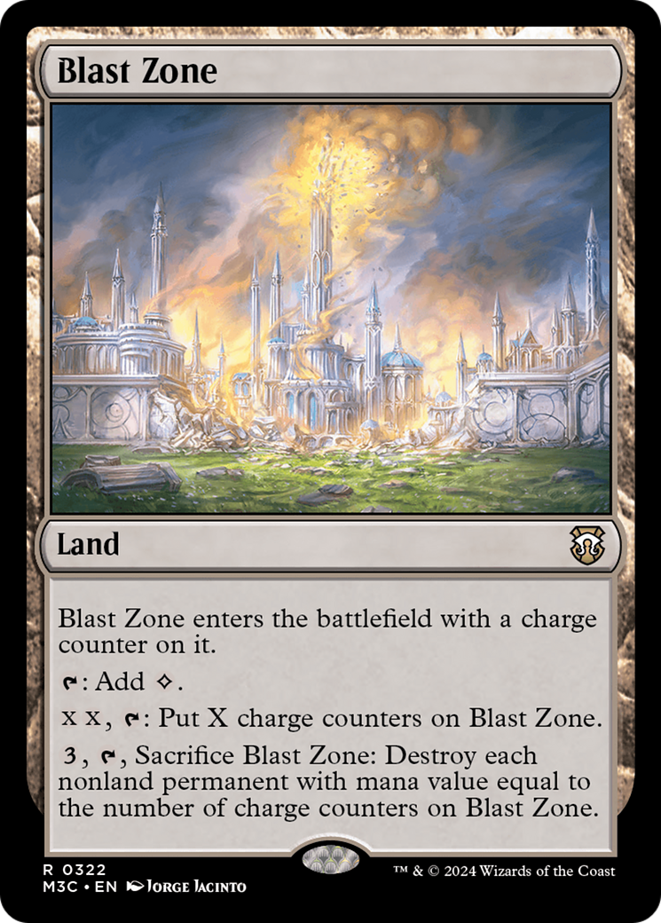 Blast Zone (Ripple Foil) [Modern Horizons 3 Commander] - Destination Retro