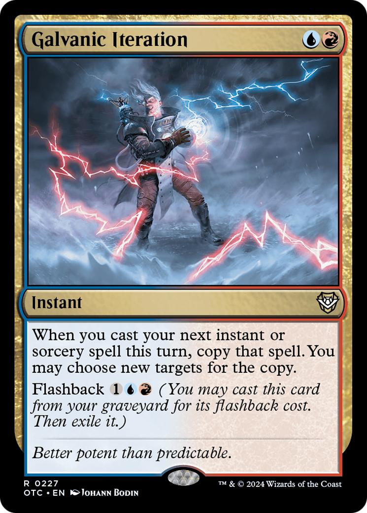 Galvanic Iteration [Outlaws of Thunder Junction Commander] - Destination Retro