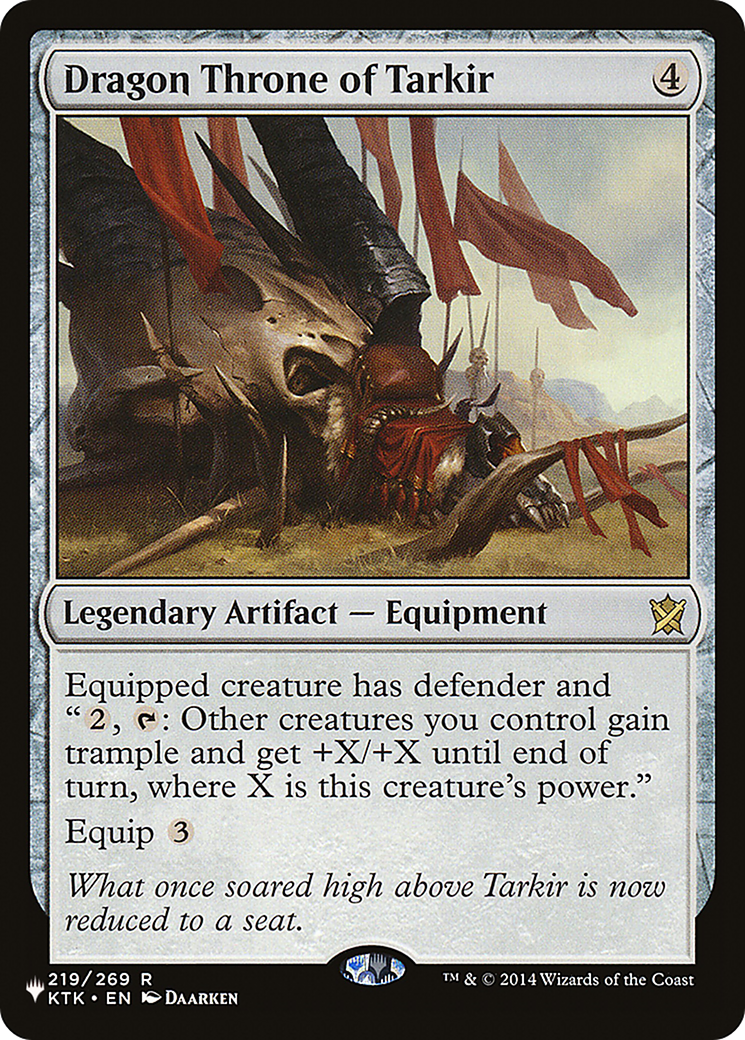 Dragon Throne of Tarkir [The List] - Destination Retro