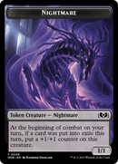 Nightmare // Food (0012) Double-Sided Token [Wilds of Eldraine Tokens] - Destination Retro