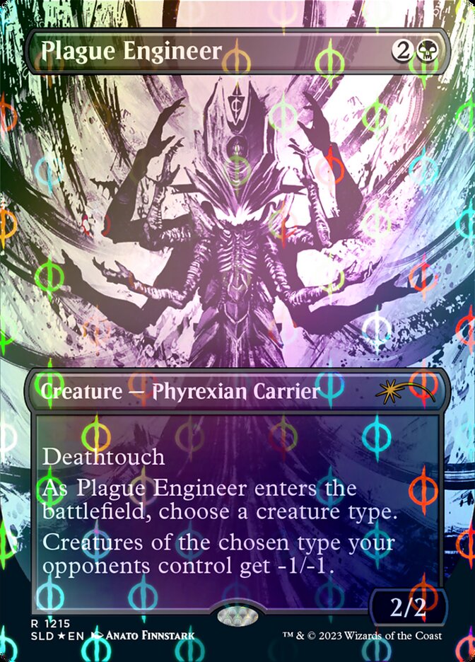 Plague Engineer (Borderless Ichor Step-and-Compleat Foil) [Secret Lair Drop Series] - Destination Retro