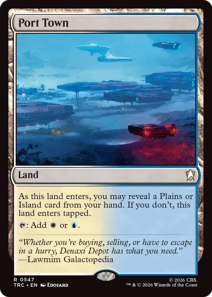 Port Town (Surge Foil) [Star Trek Commander] - Destination Retro