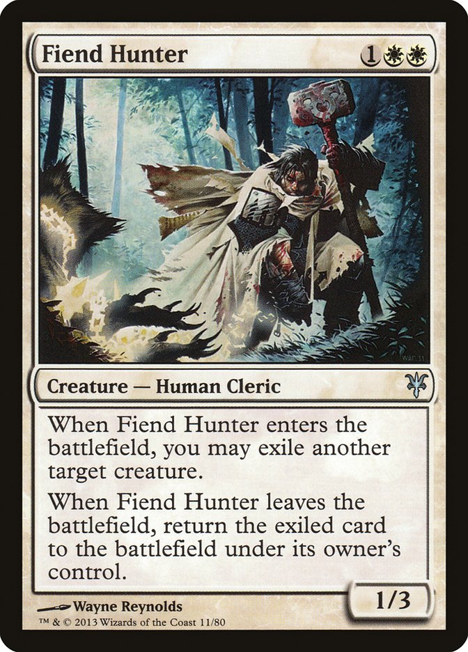 Fiend Hunter [Duel Decks: Sorin vs. Tibalt] - Destination Retro