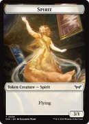 Spirit (0006) // Treasure Double-Sided Token [Duskmourn: House of Horror Tokens] - Destination Retro