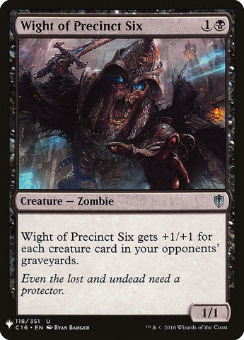 Wight of Precinct Six [Mystery Booster] - Destination Retro