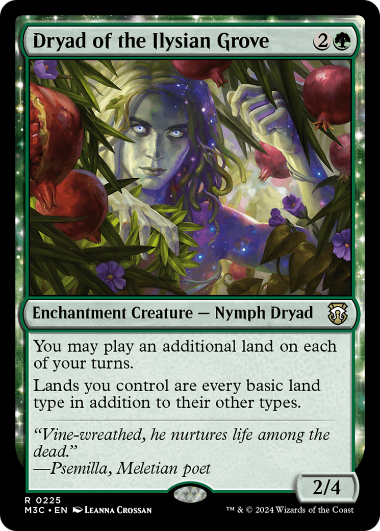 Dryad of the Ilysian Grove (Ripple Foil) [Modern Horizons 3 Commander] - Destination Retro