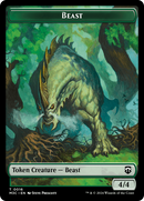 Beast (0016) (Ripple Foil) // Copy Double-Sided Token [Modern Horizons 3 Commander Tokens] - Destination Retro
