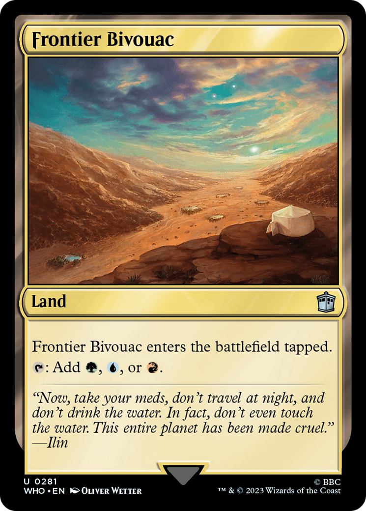 Frontier Bivouac [Doctor Who] - Destination Retro