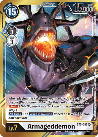 Armageddemon [BT5-085] (Alternate Art) [Battle of Omni] - Destination Retro