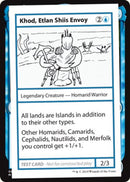 Khod, Etlan Shiis Envoy (2021 Edition) [Mystery Booster Playtest Cards] - Destination Retro