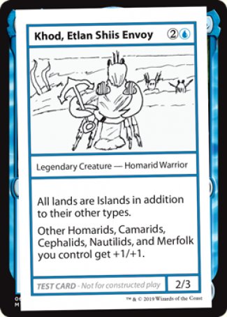 Khod, Etlan Shiis Envoy (2021 Edition) [Mystery Booster Playtest Cards] - Destination Retro
