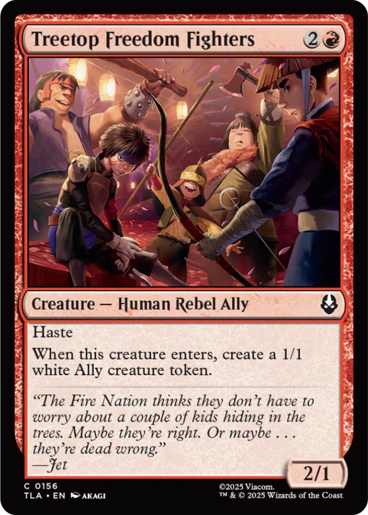 Treetop Freedom Fighters [Avatar: The Last Airbender] - Destination Retro