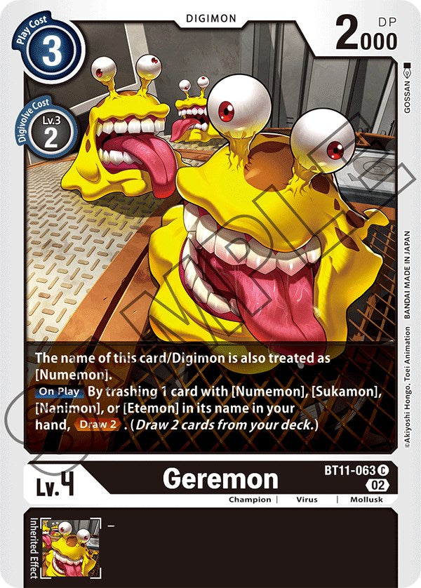 Geremon [BT11-063] [Dimensional Phase] - Destination Retro